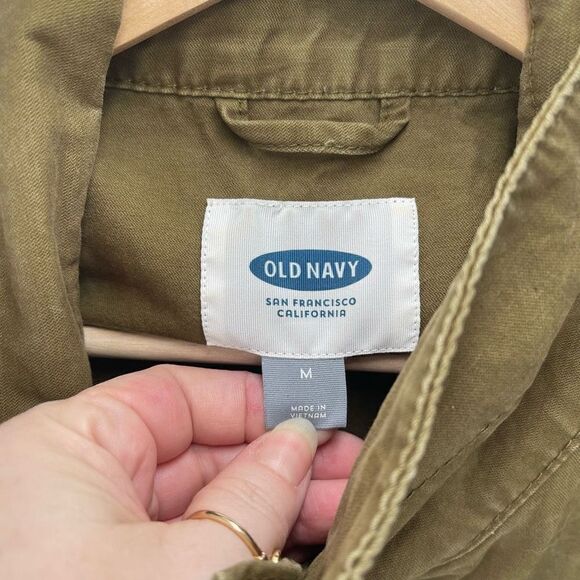 Old Navy Women's anorak Full Zip Long sleeves Field Jacket Size M - Picture 9 of 11